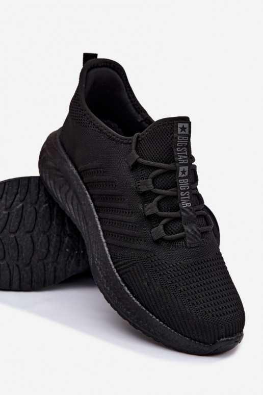 Zapatos deportivos para hombre negros Big Star UU174003