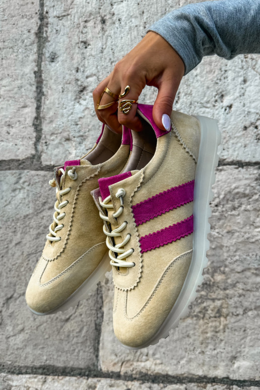 Zapatillas de ante amarillas Cuddla