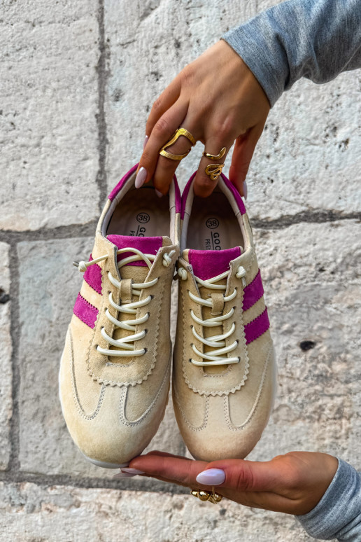 Zapatillas de ante amarillas Cuddla