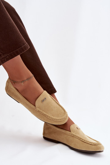 Mocasines amarillos para mujer con detalles dorados Sarivelle 2