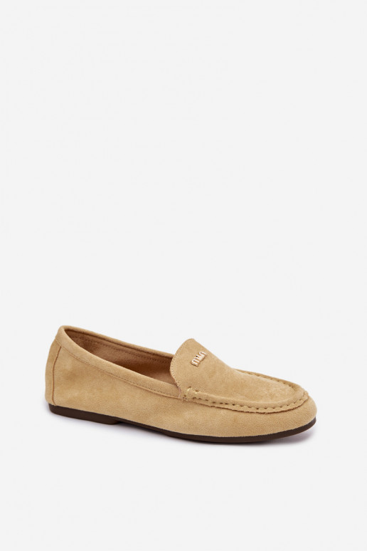 Mocasines amarillos para mujer con detalles dorados Sarivelle
