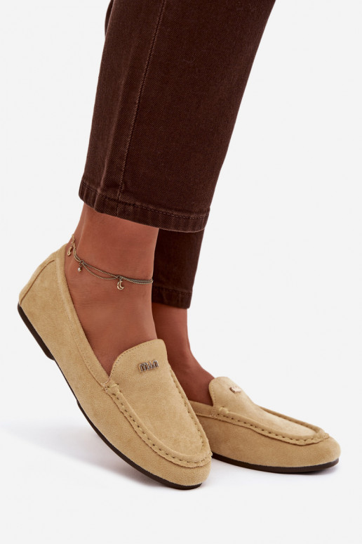 Mocasines amarillos para mujer con detalles dorados Sarivelle