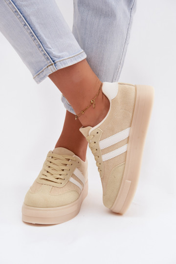 Zapatillas deportivas amarillas con plataforma Giselia