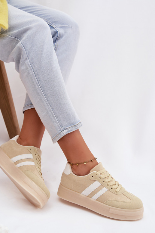 Zapatillas deportivas amarillas con plataforma Giselia
