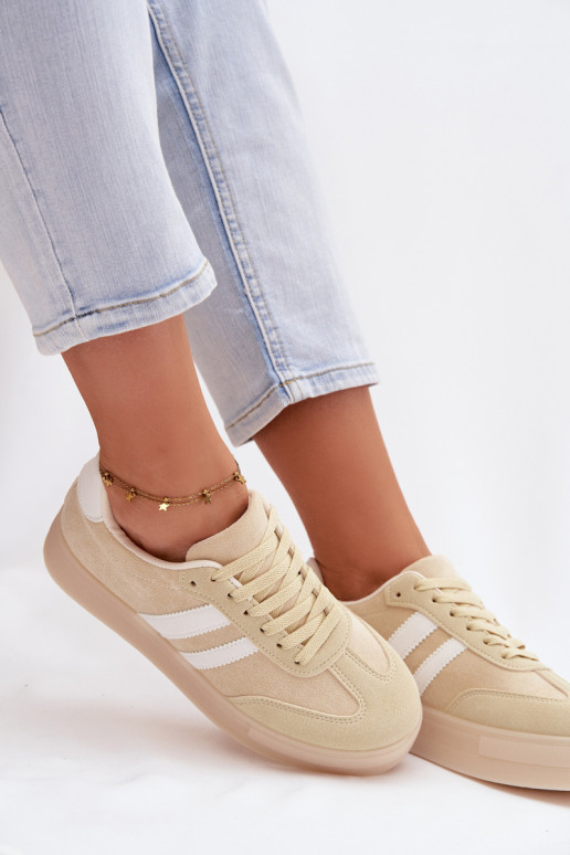 Zapatillas deportivas amarillas con plataforma Giselia