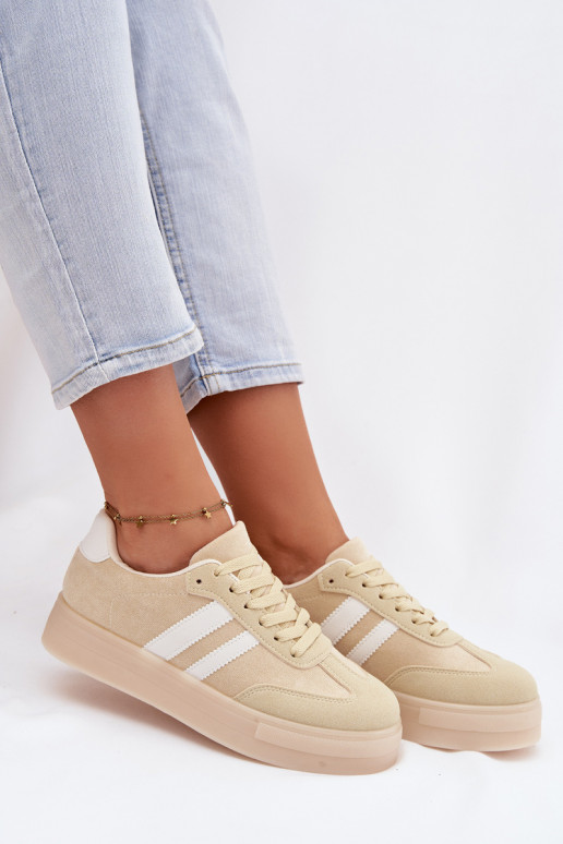 Zapatillas deportivas amarillas con plataforma Giselia