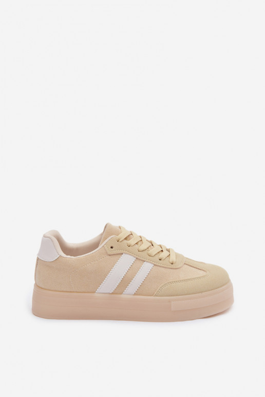 Zapatillas deportivas amarillas con plataforma Giselia