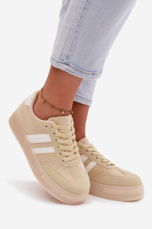 Zapatillas deportivas amarillas con plataforma Giselia