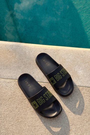 Chanclas para hombres negras "Big Star SS174359"