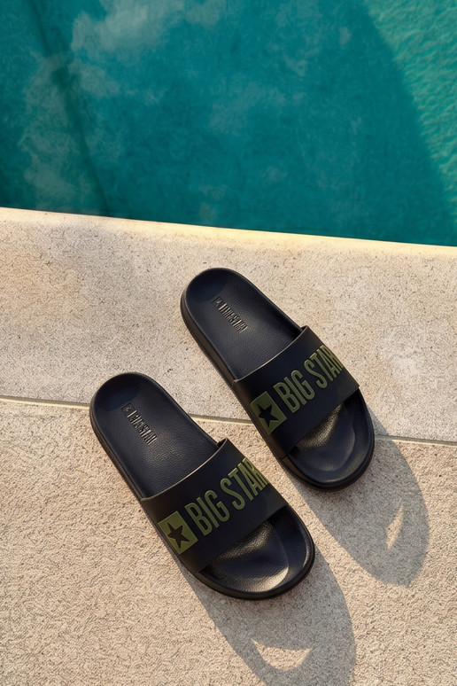 Chanclas para hombres negras "Big Star SS174359"