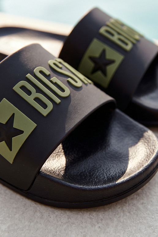 Chanclas para hombres negras "Big Star SS174359"