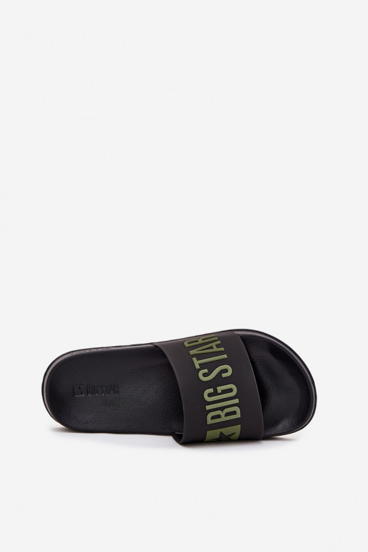 Chanclas para hombres negras "Big Star SS174359"