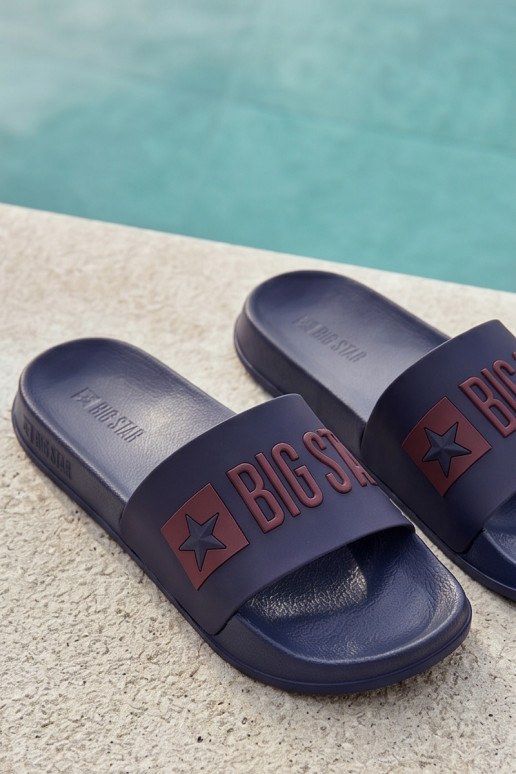 Chanclas para hombres azul marino "Big Star SS174361"