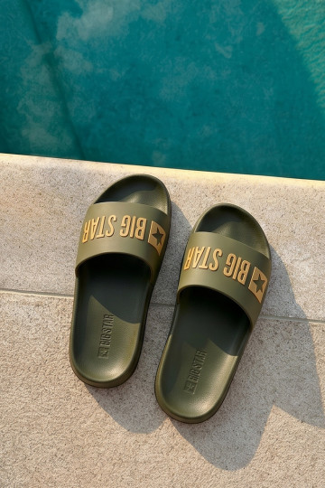Chanclas para hombres verdes "Big Star SS174360"