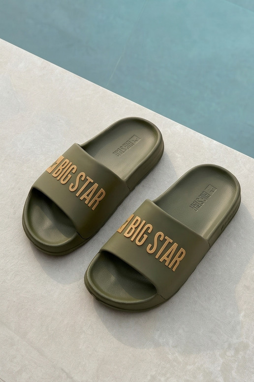 Chanclas para hombres verdes "Big Star SS174360"