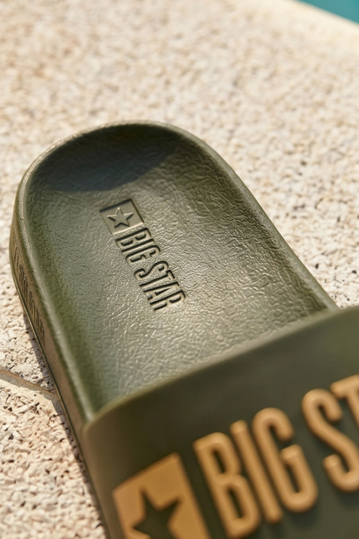 Chanclas para hombres verdes "Big Star SS174360"