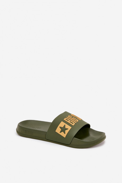 Chanclas para hombres verdes "Big Star SS174360"