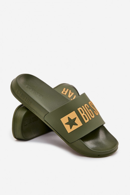 Chanclas para hombres verdes "Big Star SS174360"