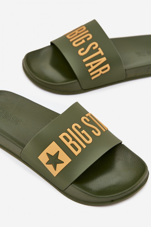 Chanclas para hombres verdes "Big Star SS174360"
