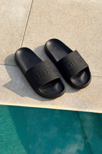 chanclas de hombre con suela ligera Big Star SS174356 en color negro