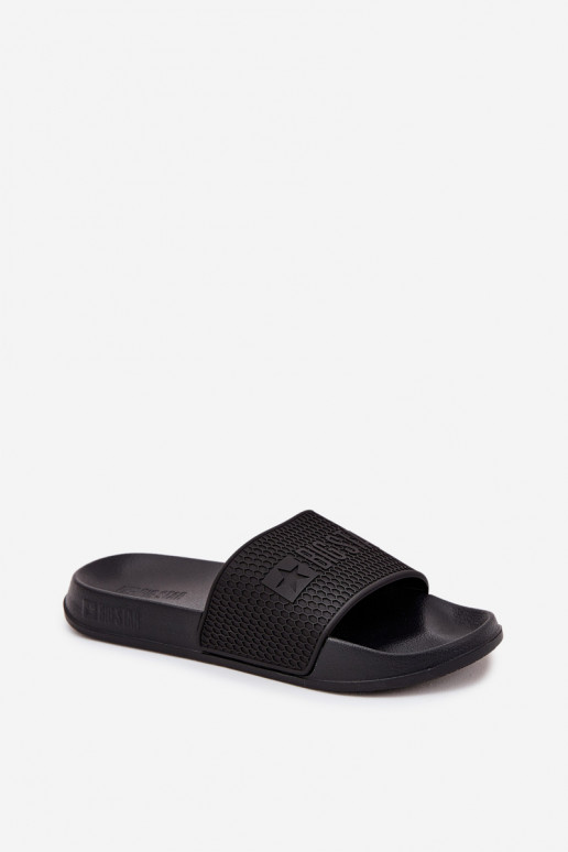 chanclas de hombre con suela ligera Big Star SS174356 en color negro