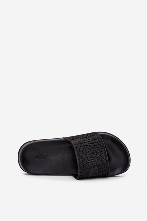 chanclas de hombre con suela ligera Big Star SS174356 en color negro