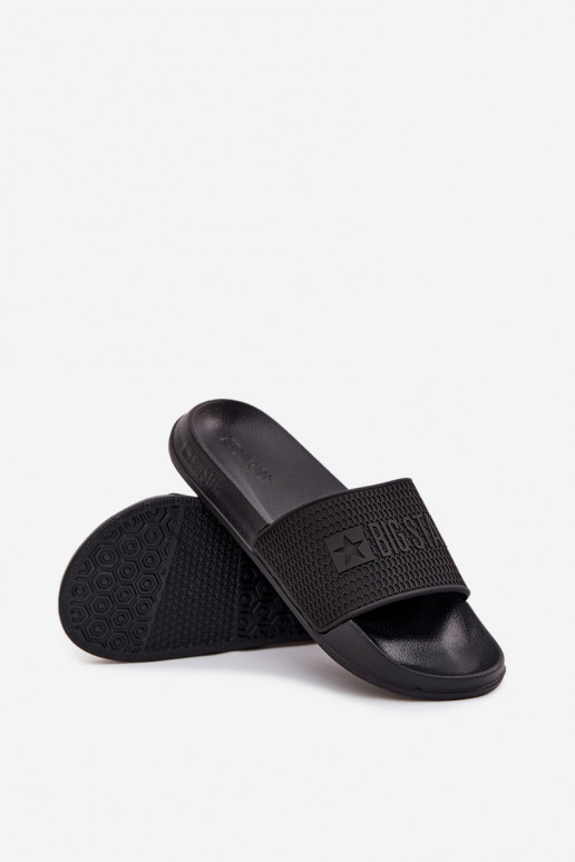 chanclas de hombre con suela ligera Big Star SS174356 en color negro