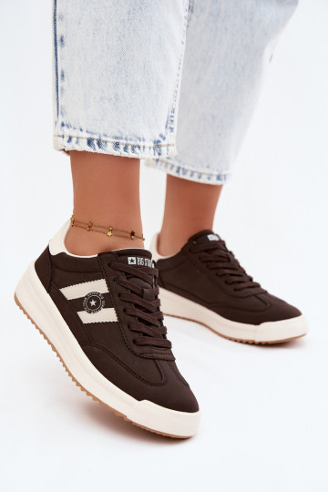 Zapatos deportivos para mujeres Big Star UU274024 en color chocolate 2