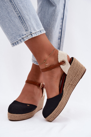 Espadrilles negras con plataforma 2