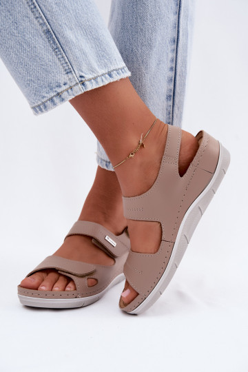 Sandalias marrones para mujer Inblu 2