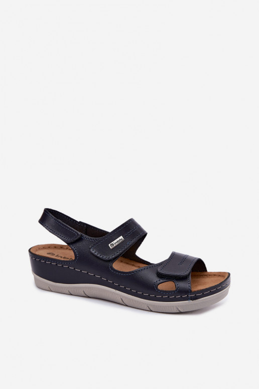 Sandalias azul oscuro para mujer Inblu