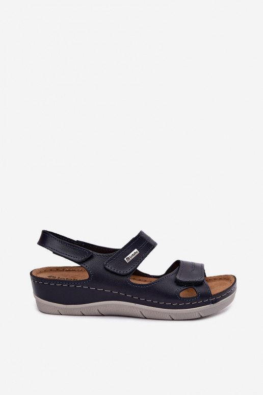 Sandalias azul oscuro para mujer Inblu