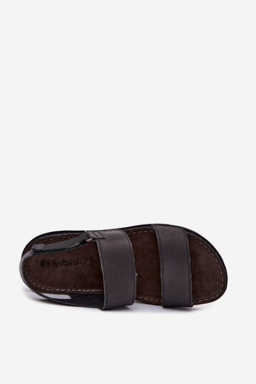 Sandalias negras para hombre INBLU