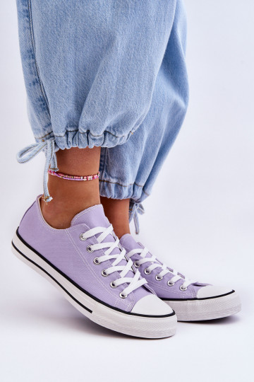 Zapatillas clásicas bajas para mujer en púrpura Vegas
