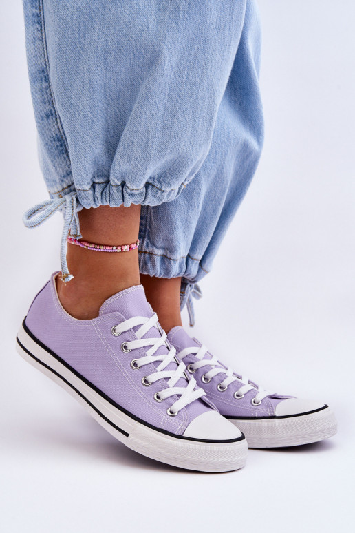 Zapatillas clásicas bajas para mujer en púrpura Vegas