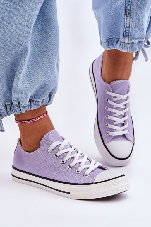 Zapatillas clásicas bajas para mujer en púrpura Vegas