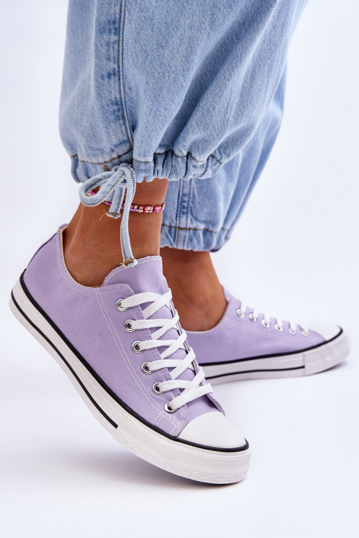 Zapatillas clásicas bajas para mujer en púrpura Vegas