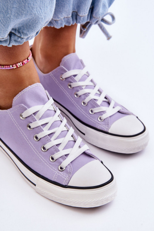 Zapatillas clásicas bajas para mujer en púrpura Vegas