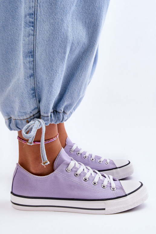 Zapatillas clásicas bajas para mujer en púrpura Vegas