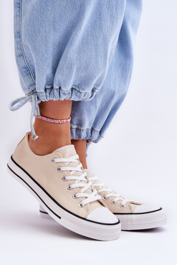 Zapatillas clásicas bajas para mujer en marfil Vegas