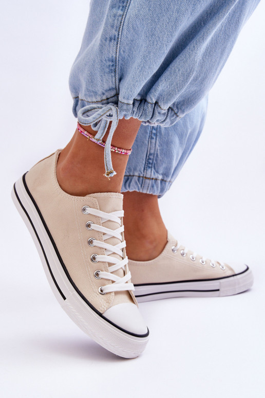 Zapatillas clásicas bajas para mujer en marfil Vegas