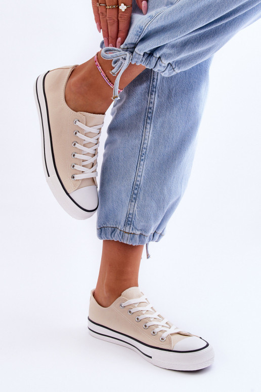 Zapatillas clásicas bajas para mujer en marfil Vegas