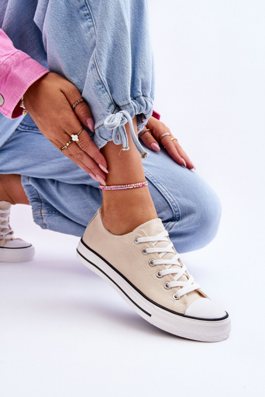 Zapatillas clásicas bajas para mujer en marfil Vegas