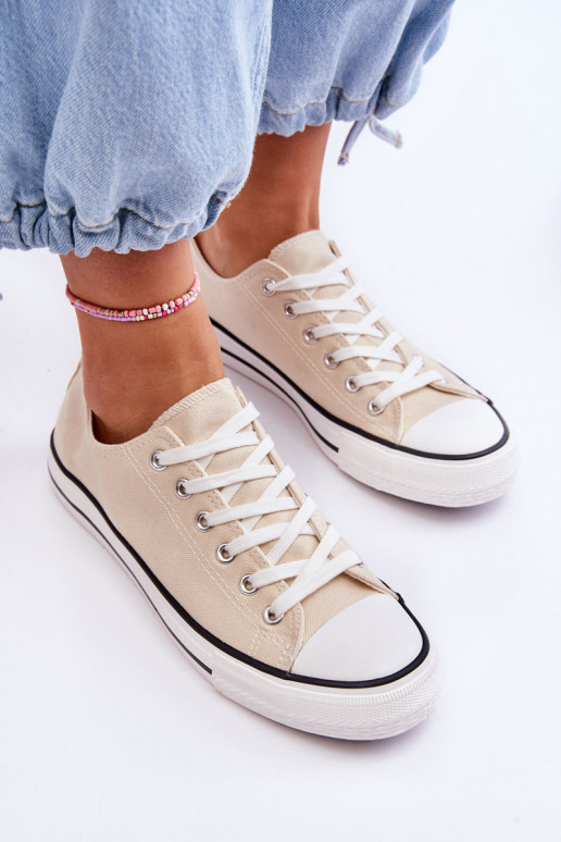 Zapatillas clásicas bajas para mujer en marfil Vegas