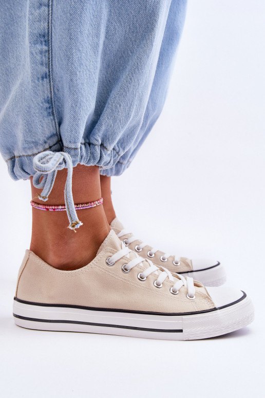 Zapatillas clásicas bajas para mujer en marfil Vegas