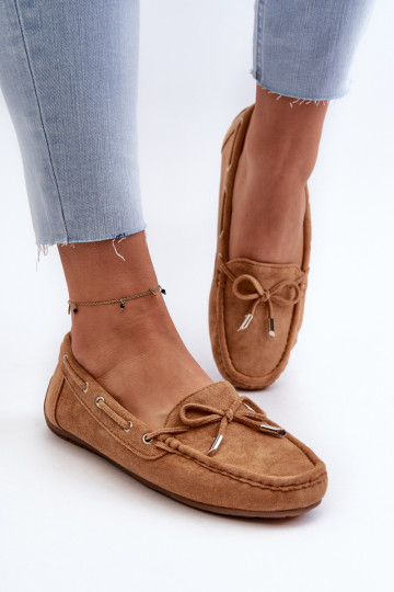 Mocasines elegantes marrones de ante Si Passione