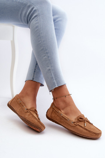Mocasines elegantes marrones de ante Si Passione 2