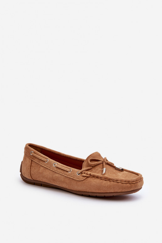 Mocasines elegantes marrones de ante Si Passione