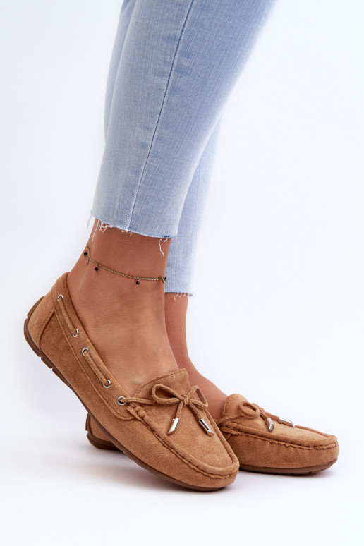 Mocasines elegantes marrones de ante Si Passione