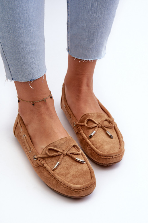 Mocasines elegantes marrones de ante Si Passione